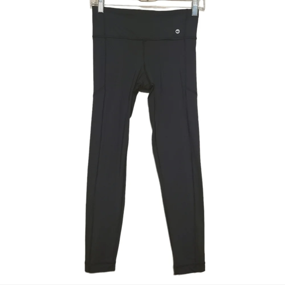 Vineyard Vines | Women's Black High Waist Performance Leggings (Size XS)